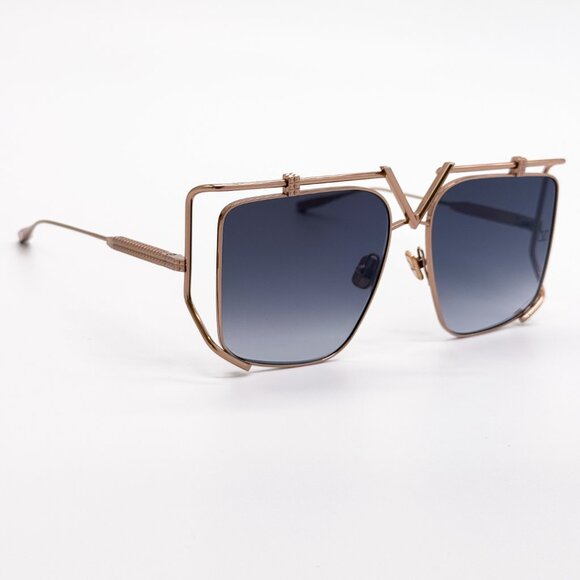 NEW VALENTINO V-LIGHT VLS-116A WOMEN GREY TITANIUM SUNGLASSES VALENTINO - Picture 6 of 13